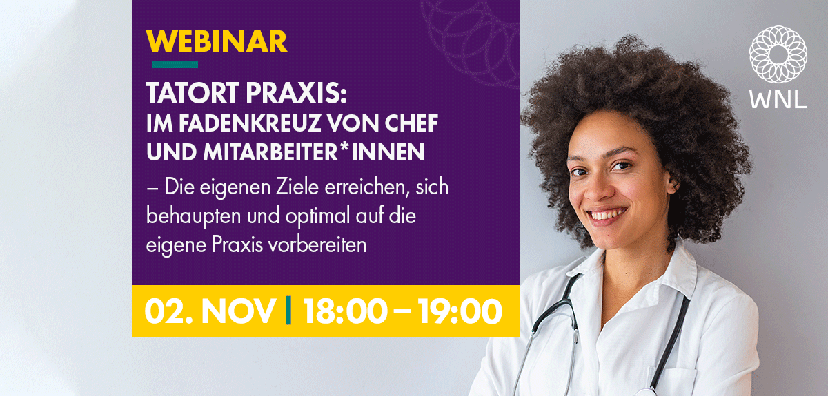 Webinar für junge Medizinerinnen: Mit der eigenen Praxis durchstarten