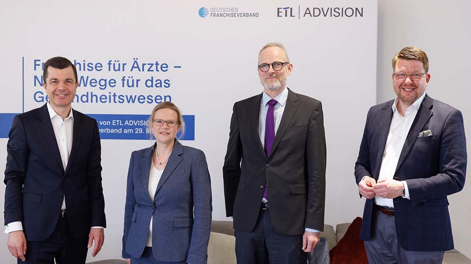 ETL ADVISION-Innovationskonferenz „Franchise für Ärzte – Neue Wege für das Gesundheitswesen“ setzt wichtigen Impuls für ein nachhaltiges Erfolgsmodell