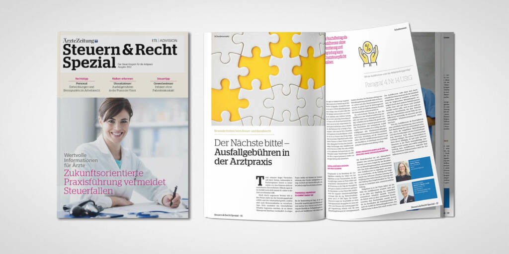 Steuern & Recht Spezial 2022: ETL ADVISION Sonderbeilage in Kooperation mit der Ärzte Zeitung