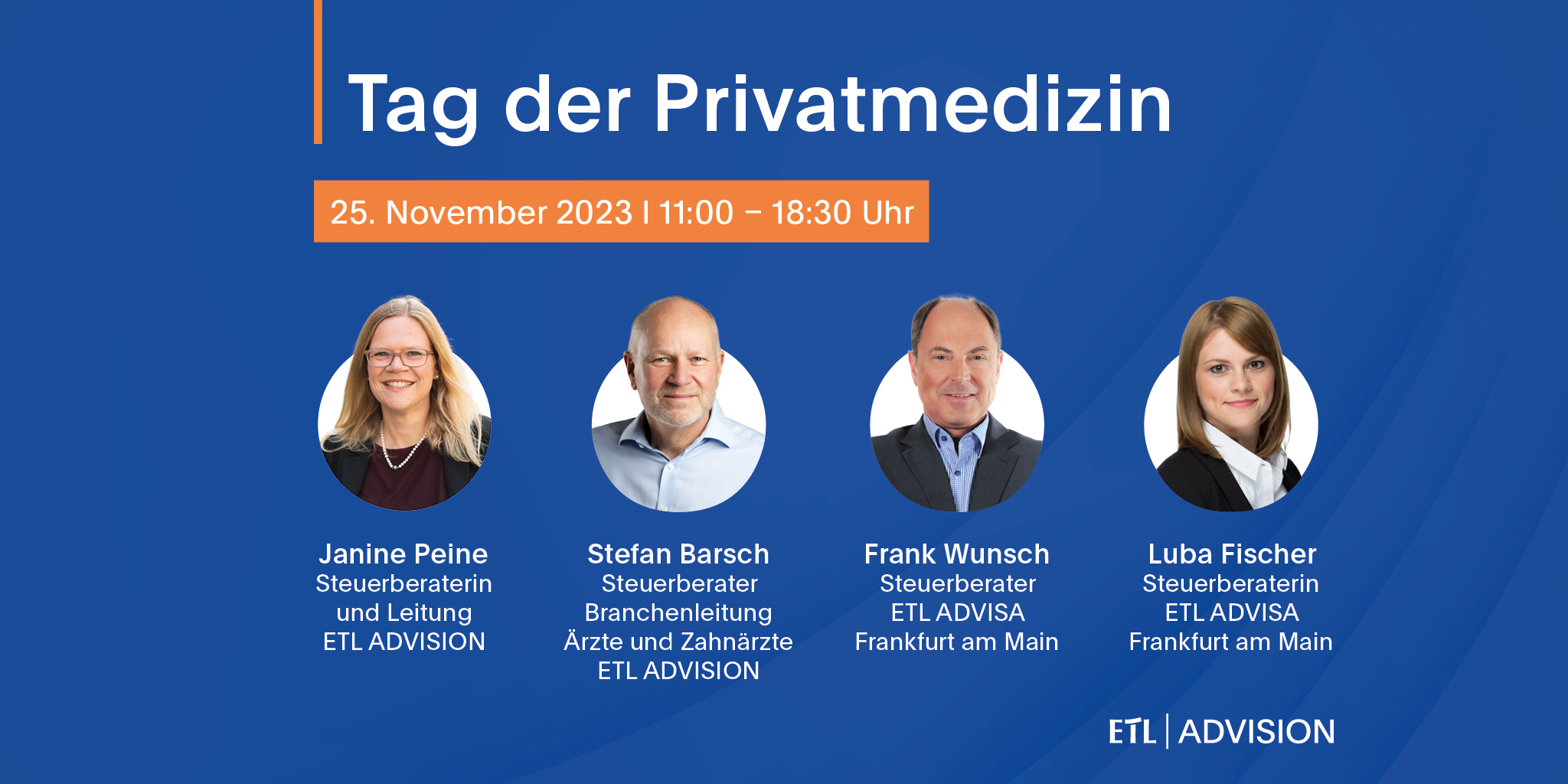 ETL ADVISION auf dem Tag der Privatmedizin 2023