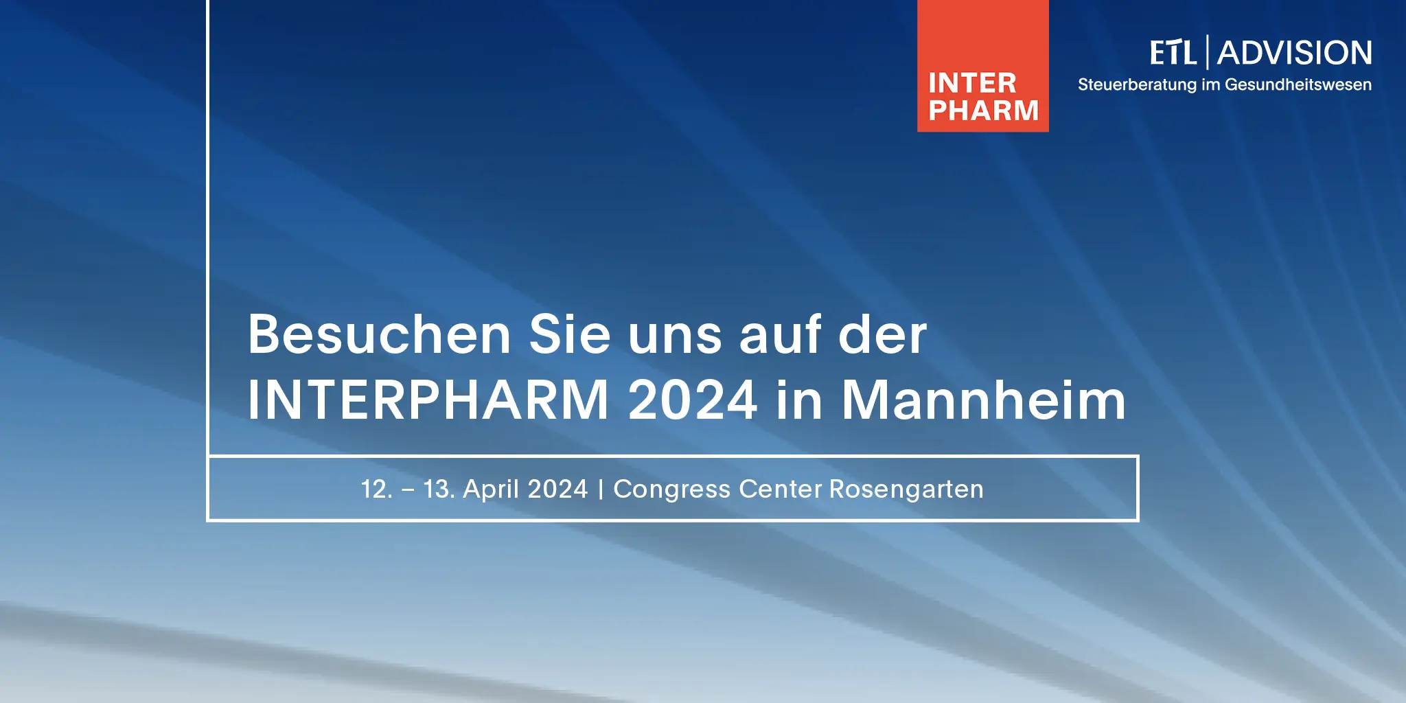 Treffen Sie unsere Apotheken-Experten auf der INTERPHARM in Mannheim