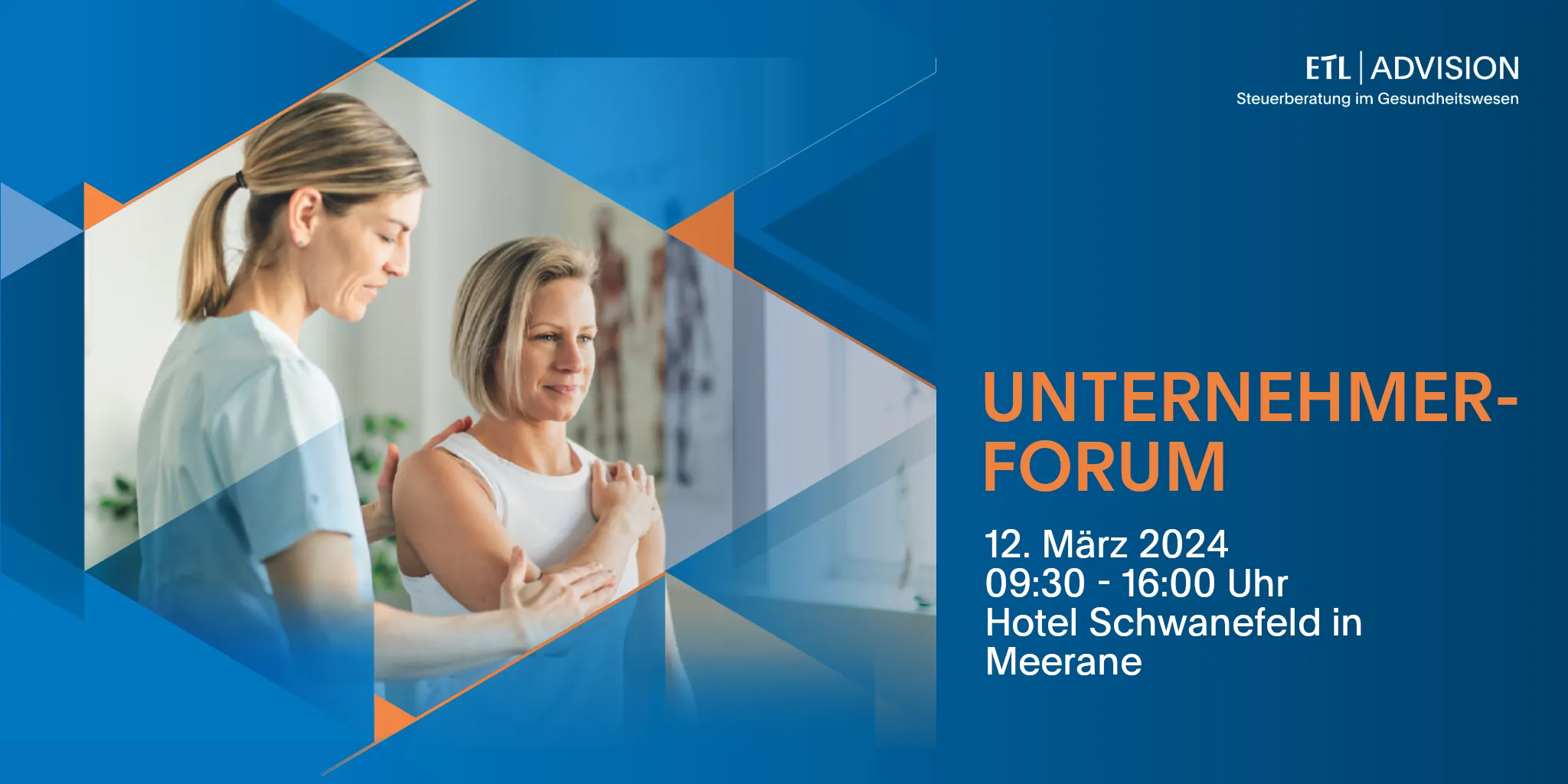 ETL ADVISION Unternehmerforum Therapie 2024 in Meerane