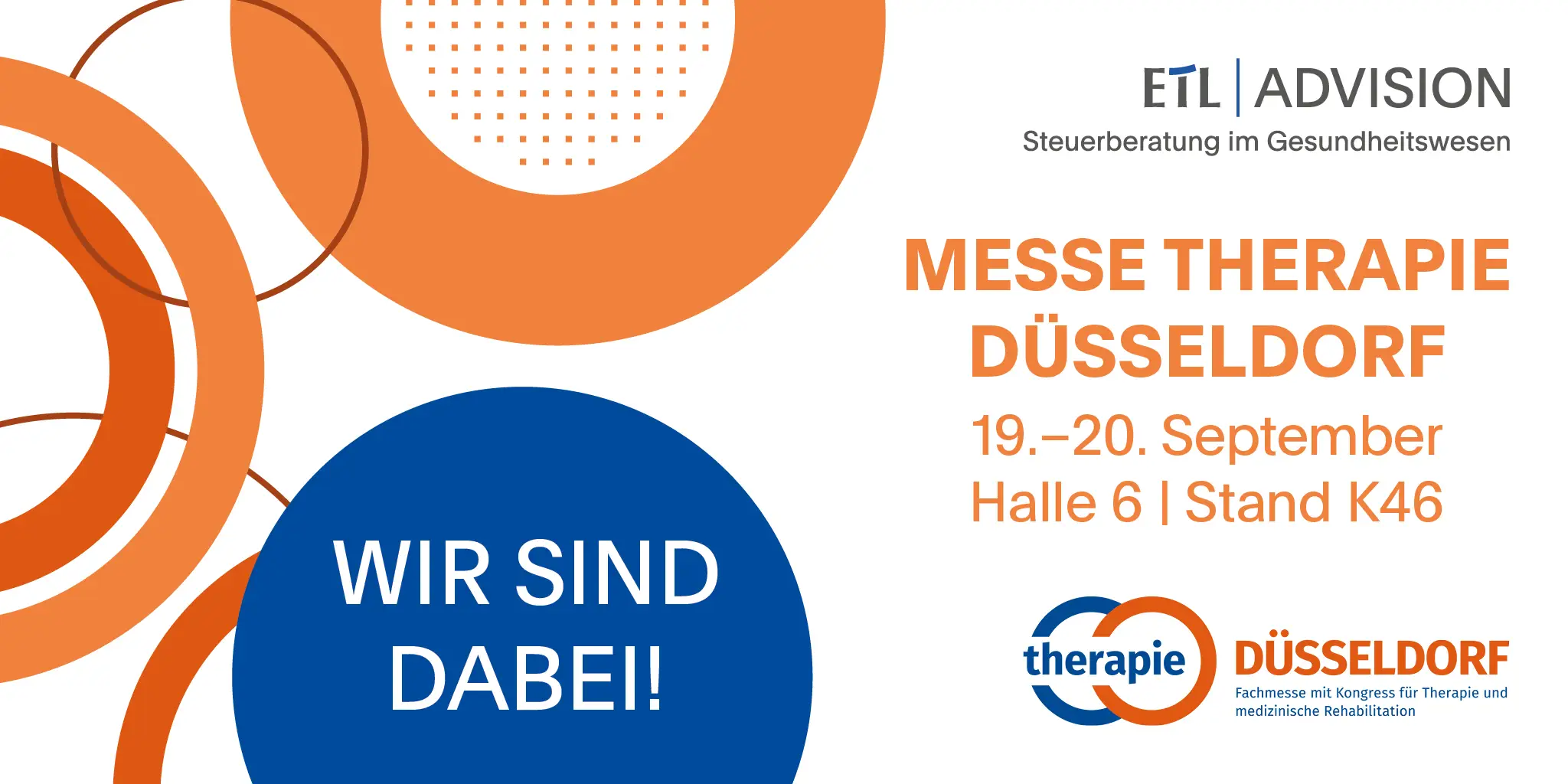 Live dabei – unsere Experten auf der therapie Düsseldorf
