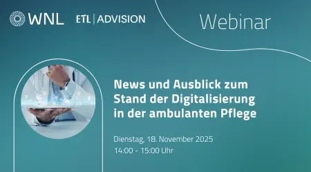 WNL: News und Ausblick zum Stand der Digitalisierung in der ambulanten Pflege