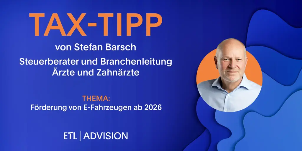 Förderung von E-Fahrzeugen ab 2026