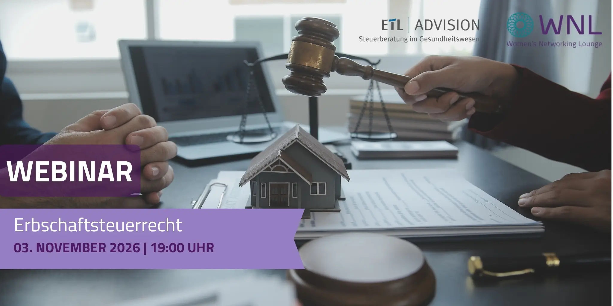 WNL - Webinar Wissenswertes zum Erbschaftsteuerrecht 