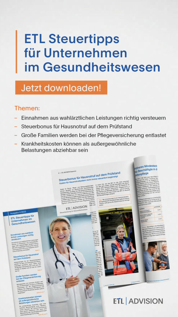 ETL ADVISION - Steuerberatung im Gesundheitswesen