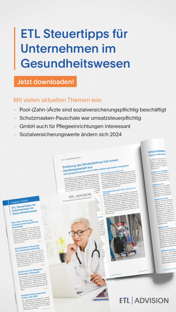 ETL ADVISION - Steuerberatung im Gesundheitswesen