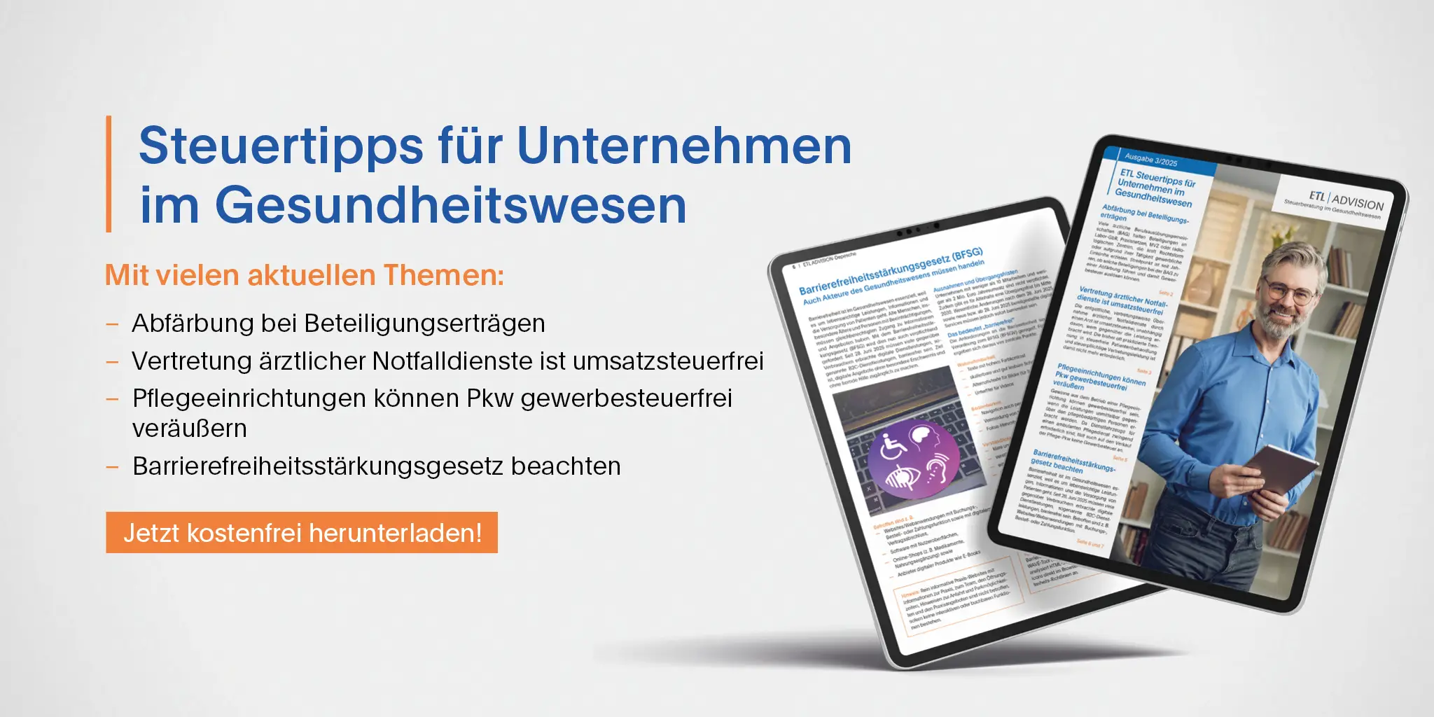 ETL ADVISION - Steuerberatung im Gesundheitswesen ETL ADVISION - Steuerberatung im Gesundheitswesen