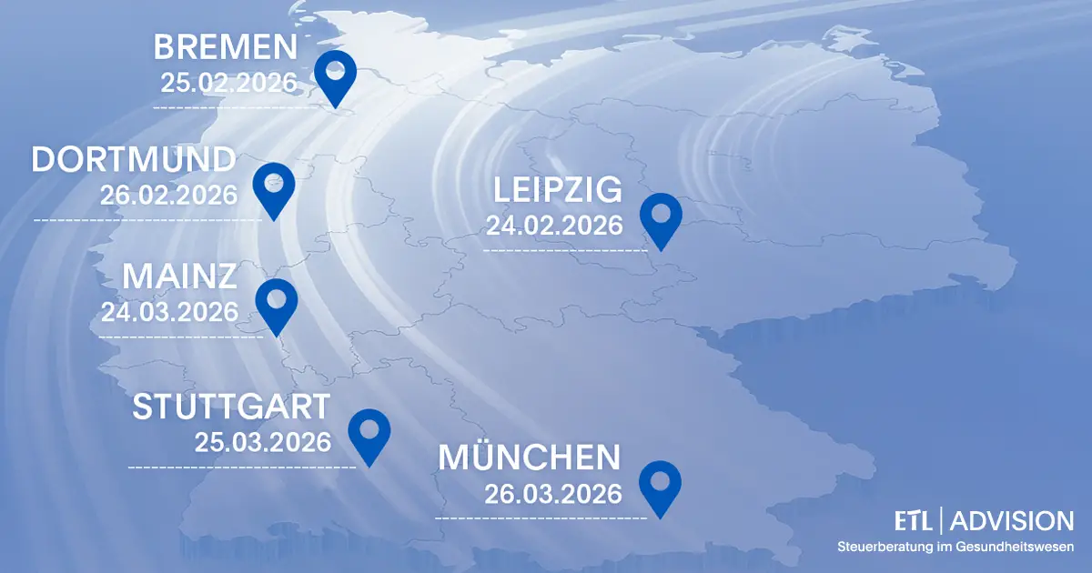 ETL ADVISION - Steuerberatung im Gesundheitswesen ETL ADVISION - Steuerberatung im Gesundheitswesen