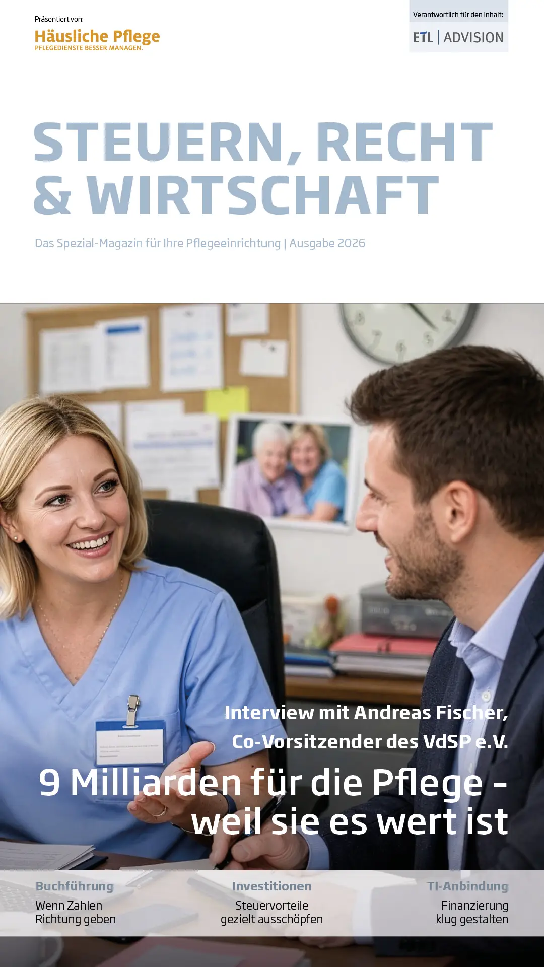 ETL ADVISION - Steuerberatung im Gesundheitswesen ETL ADVISION - Steuerberatung im Gesundheitswesen